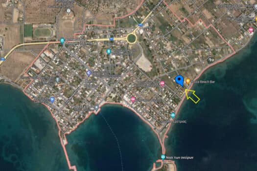 A vendre à Eretrie (Eretria) sur l’île de d’Eubée (Evia)