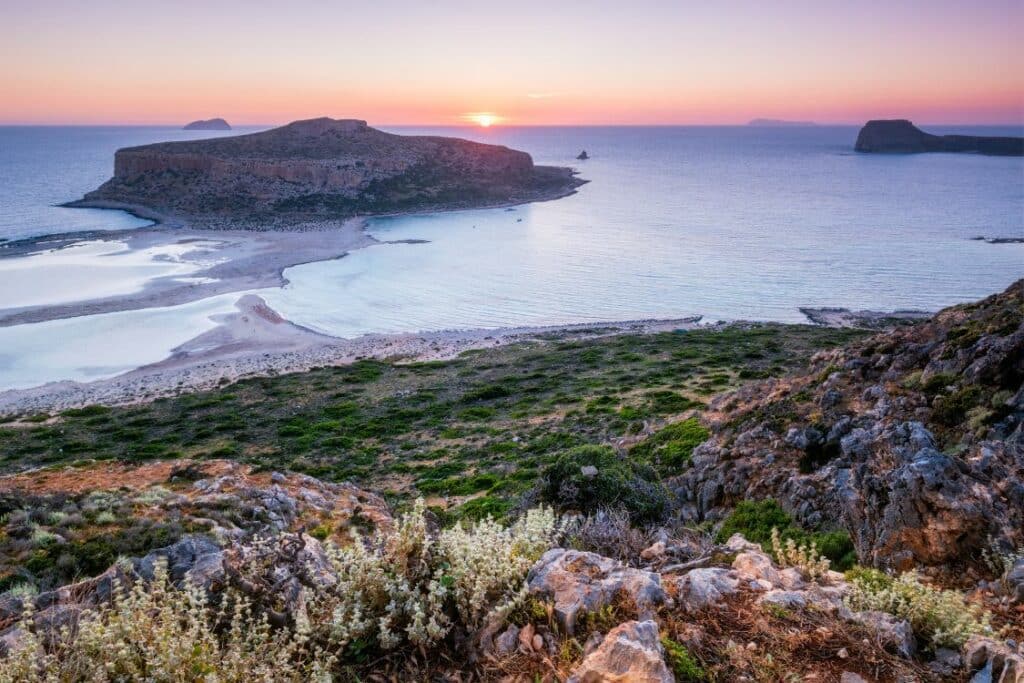 grece.immo-couchers de soleil balos Grèce 