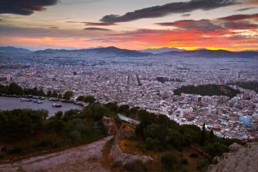 grece.immo-couchers de soleil Grèce Athènes