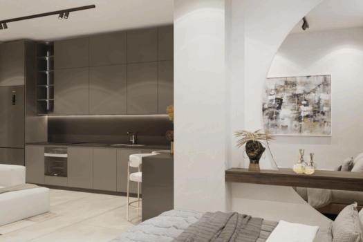 Studio moderne à Upper Glyfada