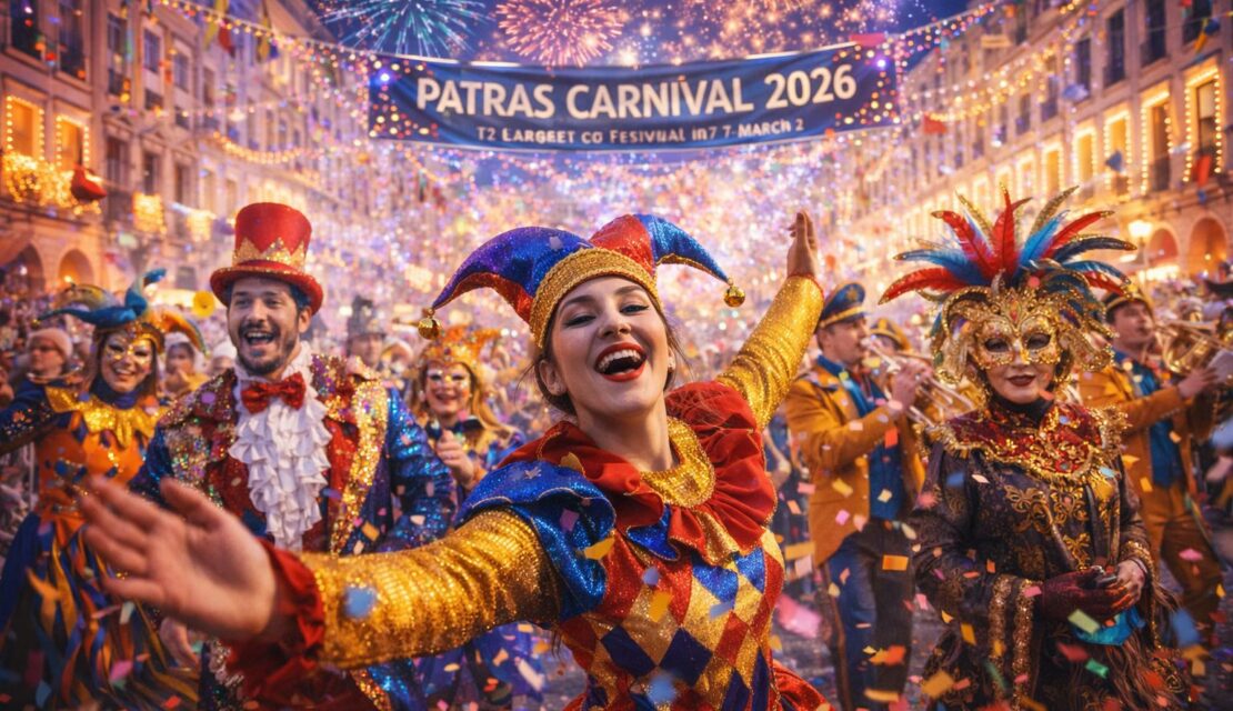Carnaval de Patras 2026 – le plus grand festival de Grèce du 17 janvier au 2 mars
