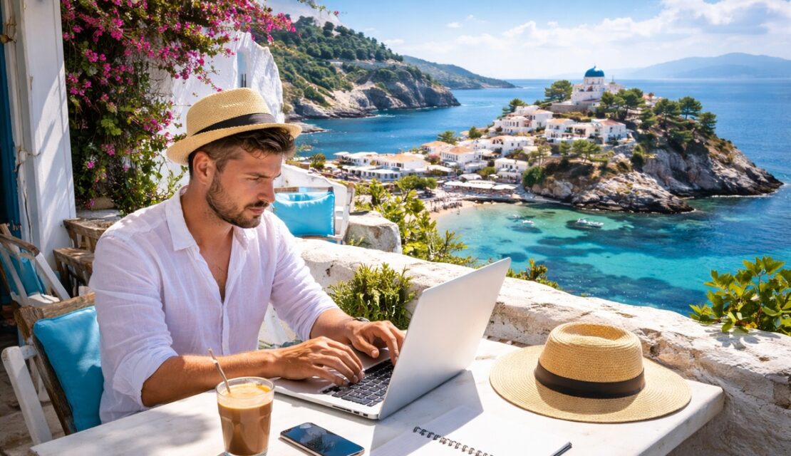 Télétravail en Grèce 2026, la vérité derrière la carte postale
